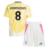 Juventus Teun Koopmeiners #8 Bortedraktsett Barn 2024-25 Kortermet (+ Korte bukser)